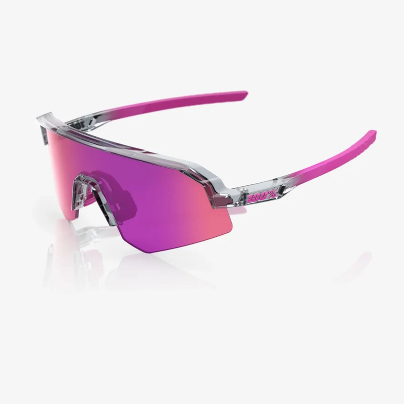 100% Slendale SL / Polished Translucent Grey Purple Multilayer Mirror Lens