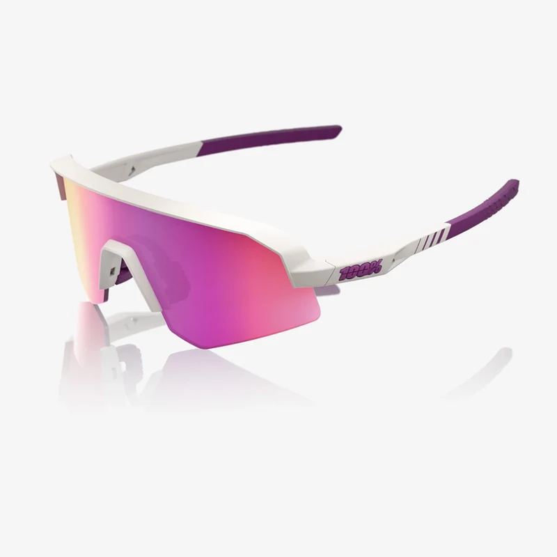 100% Slendale SL / Matte Chalk Purple Multilayer Mirror Lens