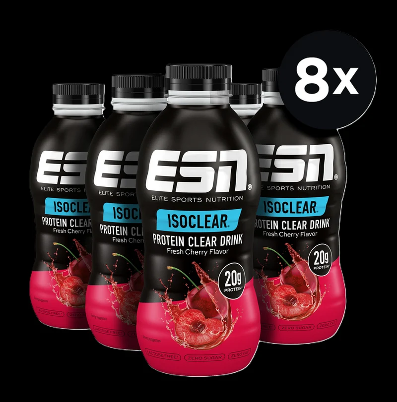 Isoclear Protein Clear Drink Fresh Cherry | 8 x 500ml