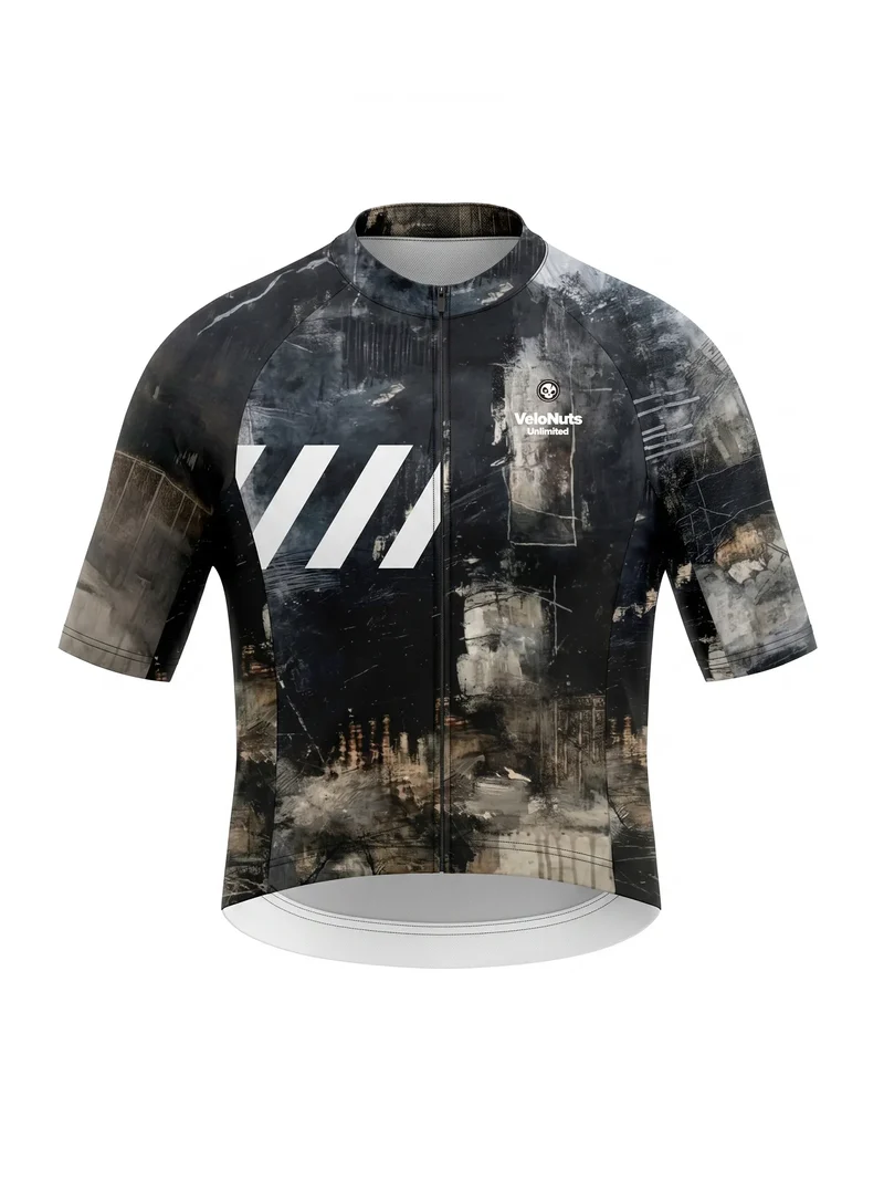 Herren-Radtrikot Urban Camo