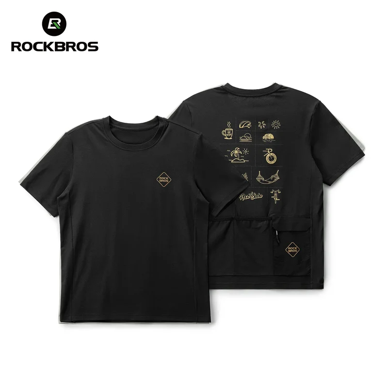 Lässiges Rad-T-Shirt mit kurzen Ärmeln – Urban-Serie