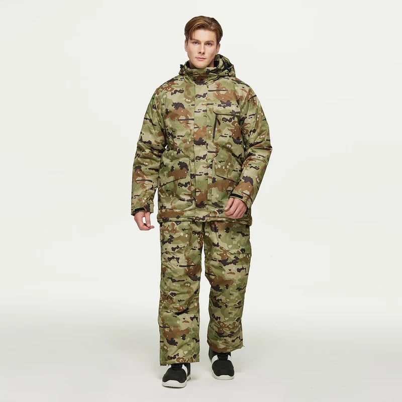 ARCTIC QUEEN Herren-Skianzug im Camouflage-Look (Jacke + Hose)
