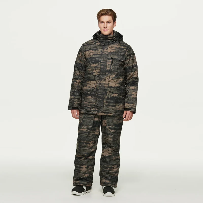 ARCTIC QUEEN Herren-Skianzug im Camouflage-Look (Jacke + Hose)