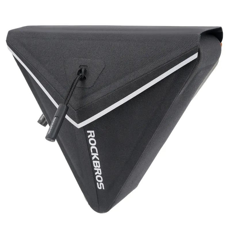 ROCKBROS Fahrrad Satteltasche 0,6L Magnetisch Dreieckig Wasserdicht Rennrad MTB