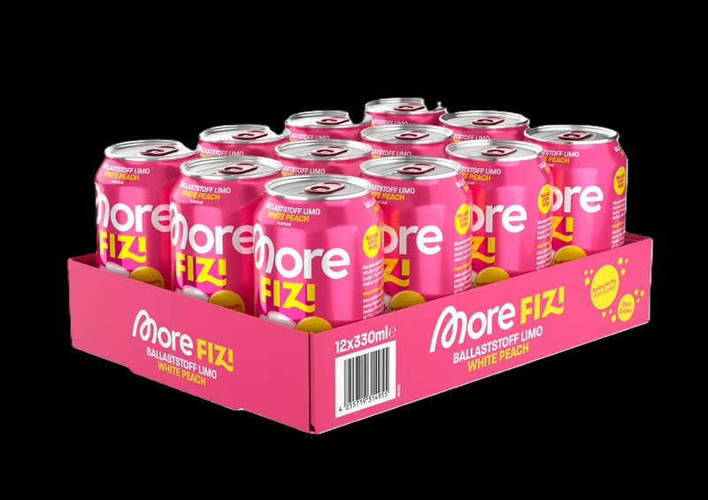 More FIZI - White Peach I 12x330ml