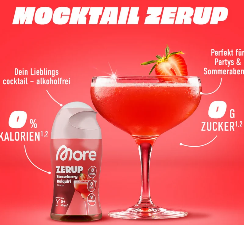 More -Zero Sirup Peach Iced Tea | 65ml