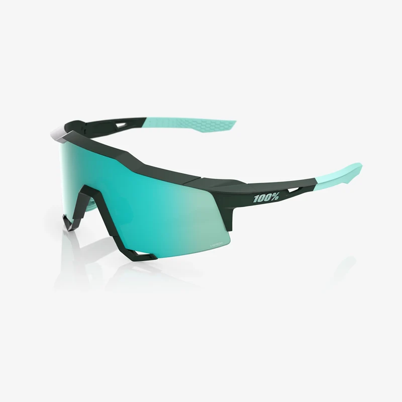 100% Speedcraft / Matte Juniper HiPER Mint Mirror Lens