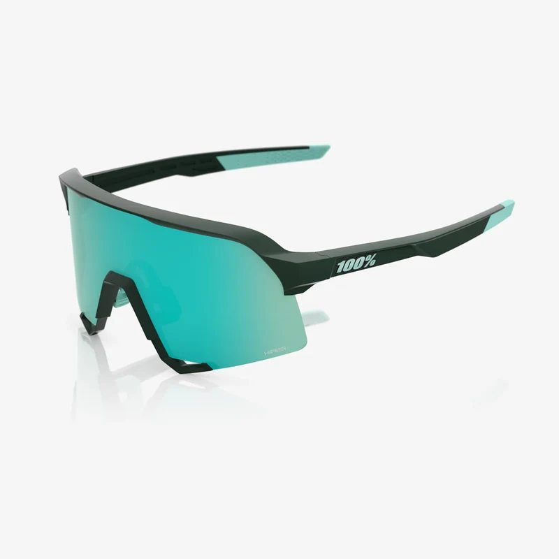 100% S3 / Matte Juniper HiPER Mint Mirror Lens