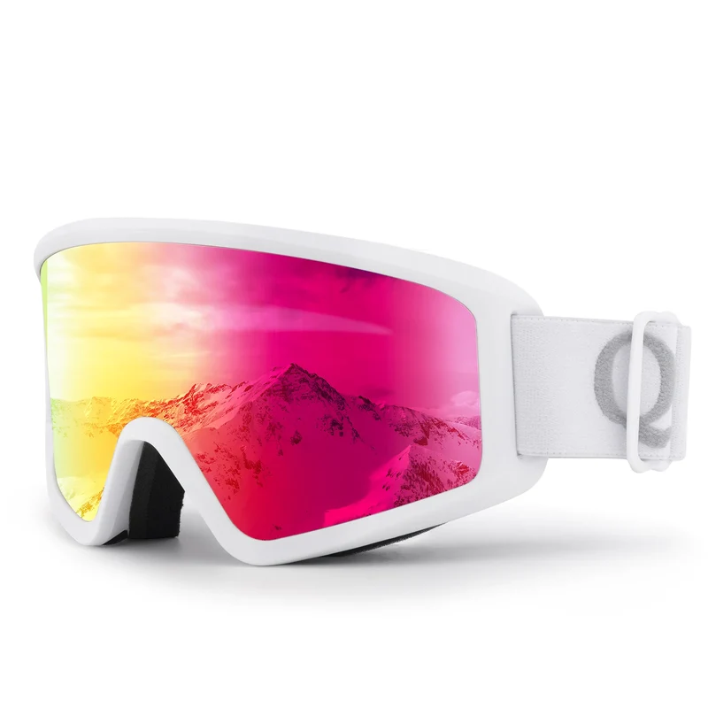 Qunature Skibrille Anti-Nebel Schneebrille Ski Brille