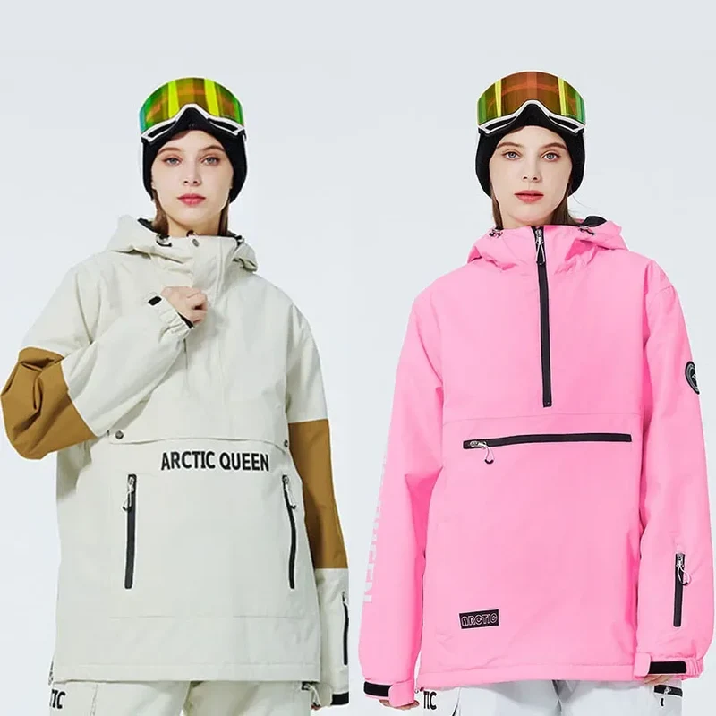 ARCTIC QUEEN Weiße Skijacke für Damen