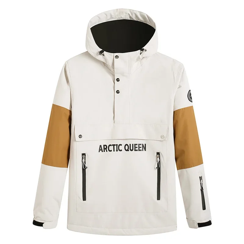 ARCTIC QUEEN Weiße Skijacke für Damen