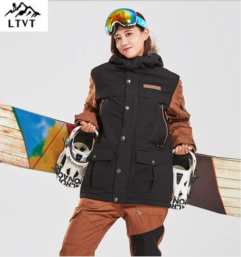 LTVT Slim Fit Damen Skianzug Set