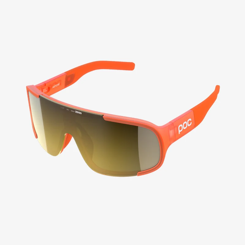 POC Aspire Fluorescent Orange / Clarity Road Partly Sunny Gold Mirror / Cat.3