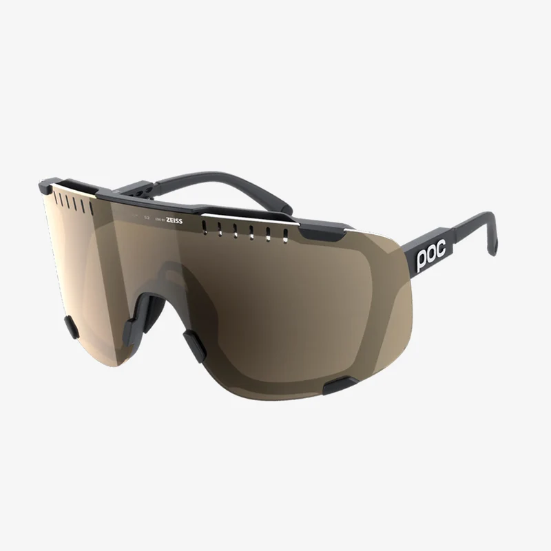 POC Devour Uranium Black / Clarity Trail Partly Sunny Silver Mirror