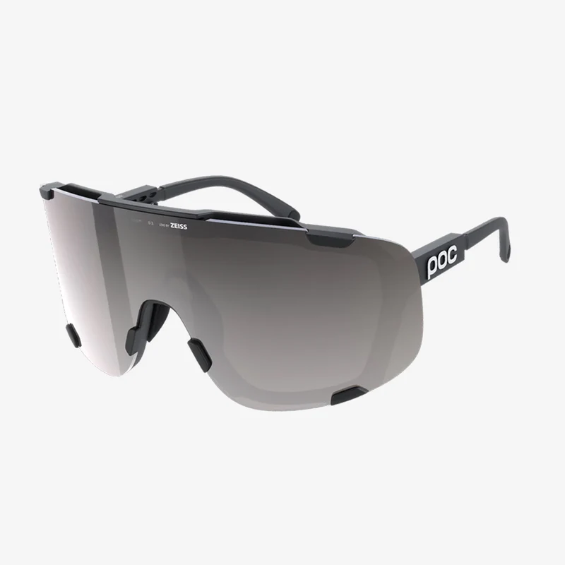 POC Devour Uranium Black / Clarity Road Sunny Silver Mirror