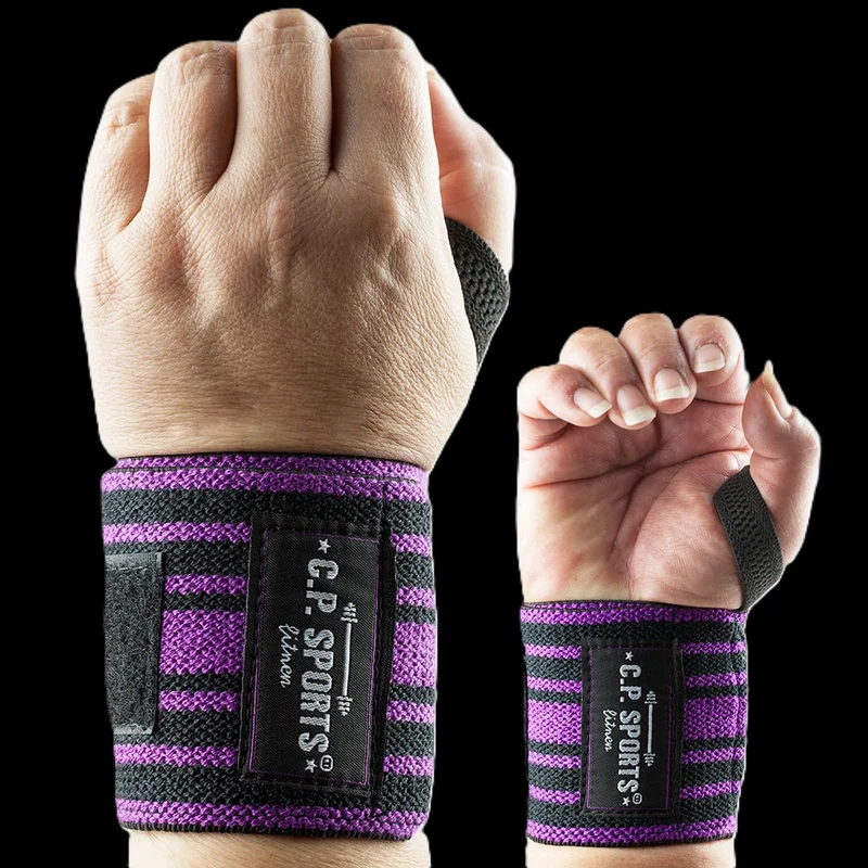 Handgelenkbandagen - mit starkem Klettverschluss & Daumenspannschlaufe C.P. Sports - T20