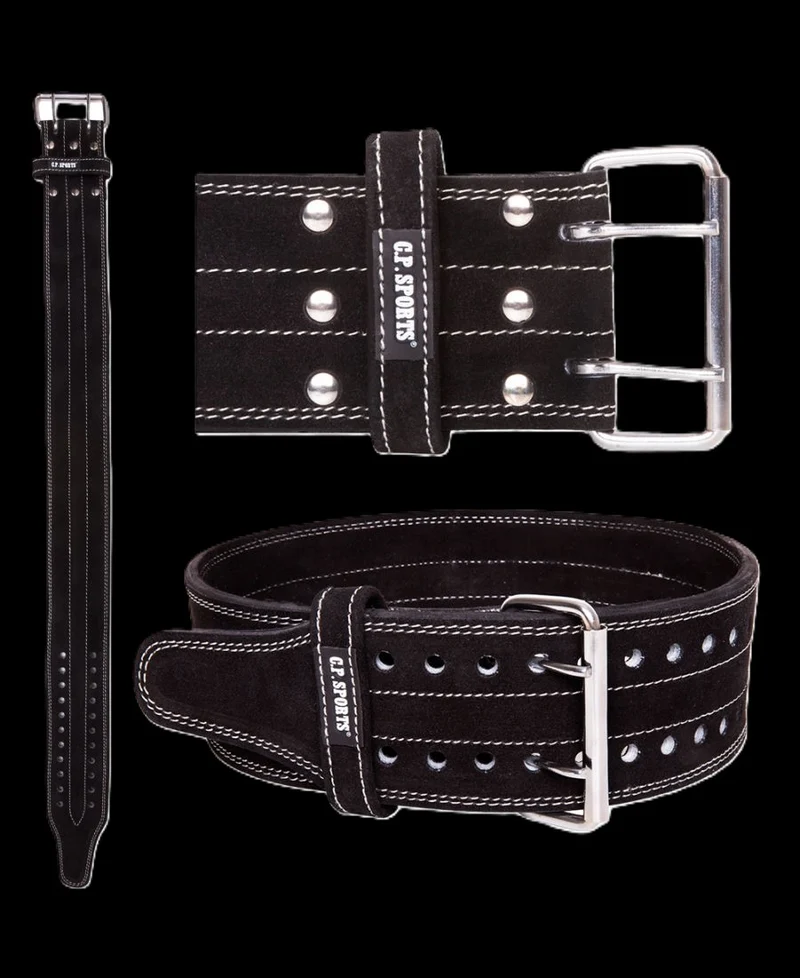 Powerlifting Gürtel Gewichthebegürtel - Leder - Schwarz - T-8 C.P. sports