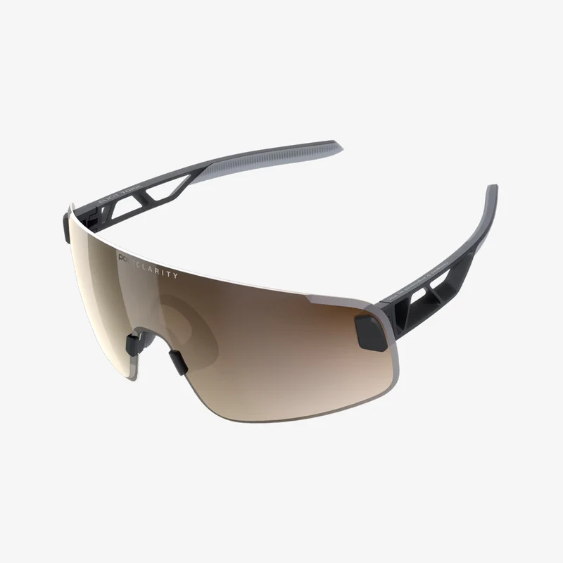 POC Elicit Toric + Uranium Black / Clarity Trail Partly Sunny Silver Mirror & transparente Wechselscheibe