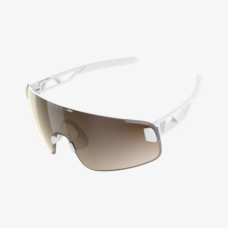 POC Elicit Toric + Hydrogen White / Clarity Trail Partly Sunny SilverMirror & transparente Wechselscheibe