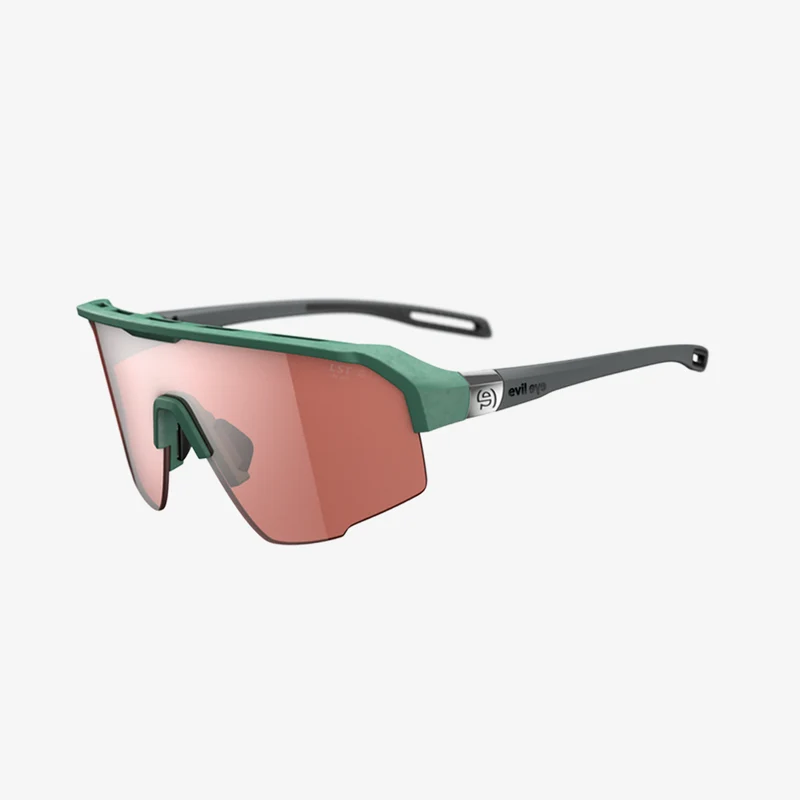 evil eye Trailsense / Raw Green Matt LST Active Silver Mirror / Größe XS