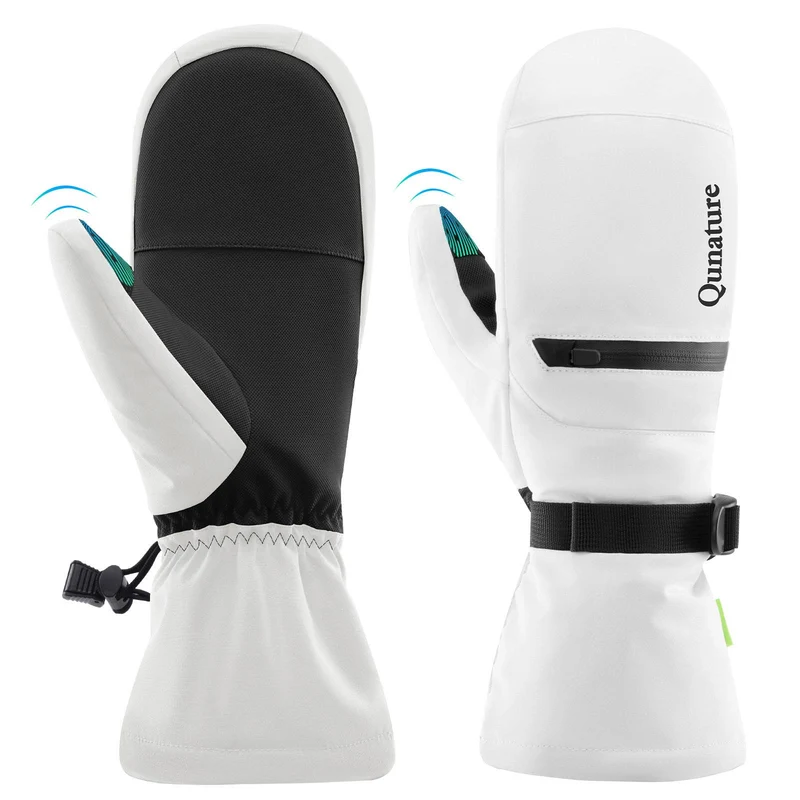 Qunature Wasserdichte Skihandschuhe XS-XL