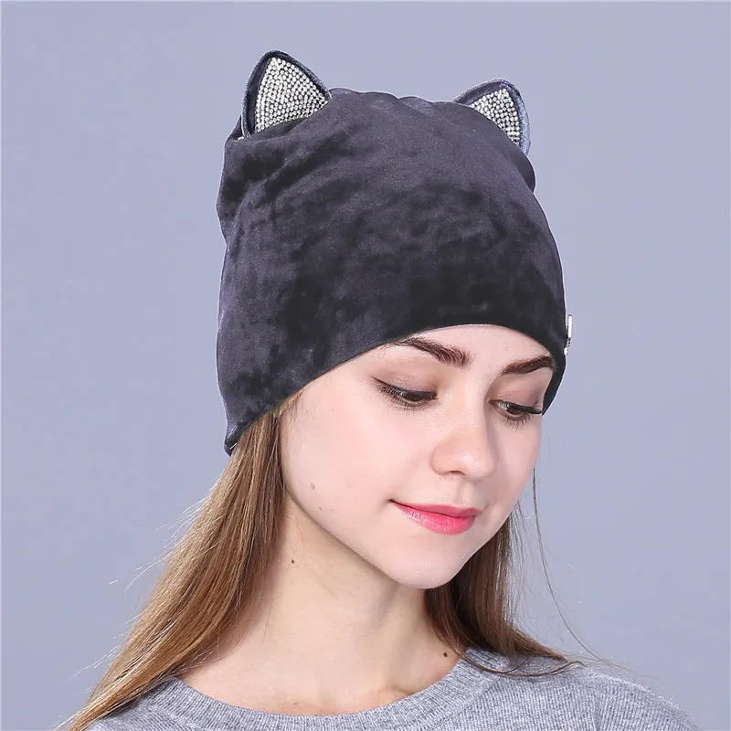 Xthree Beanie-Mütze mit Katzenohren