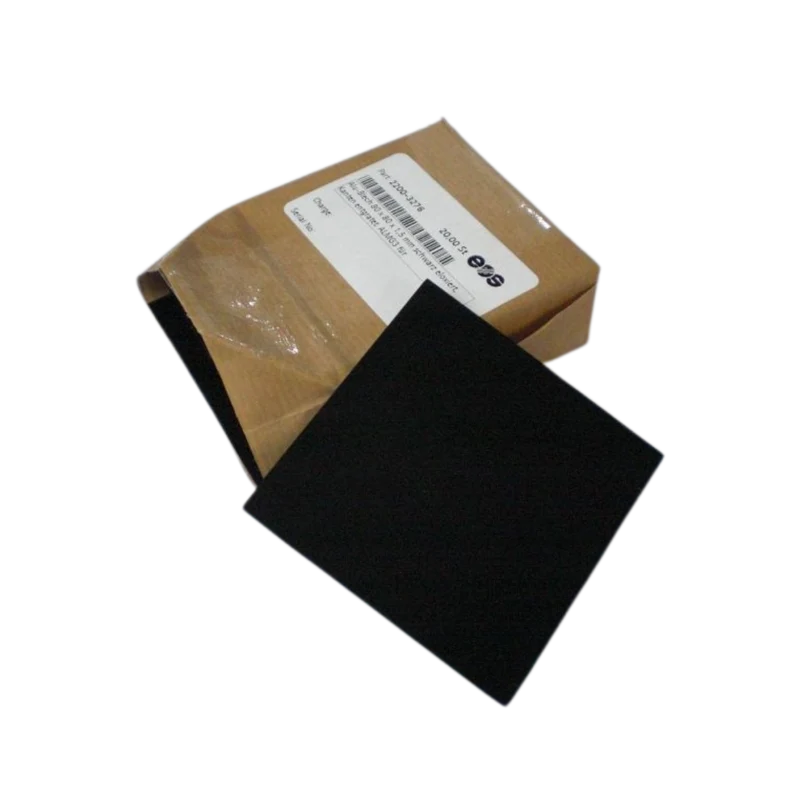 Black Anodized Aluminum Sheet Metal Exposure Plate