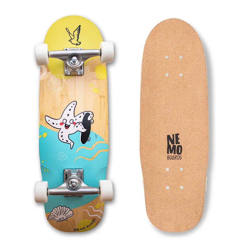 Kork Softgrip® Kinder Skateboard „Oceano“