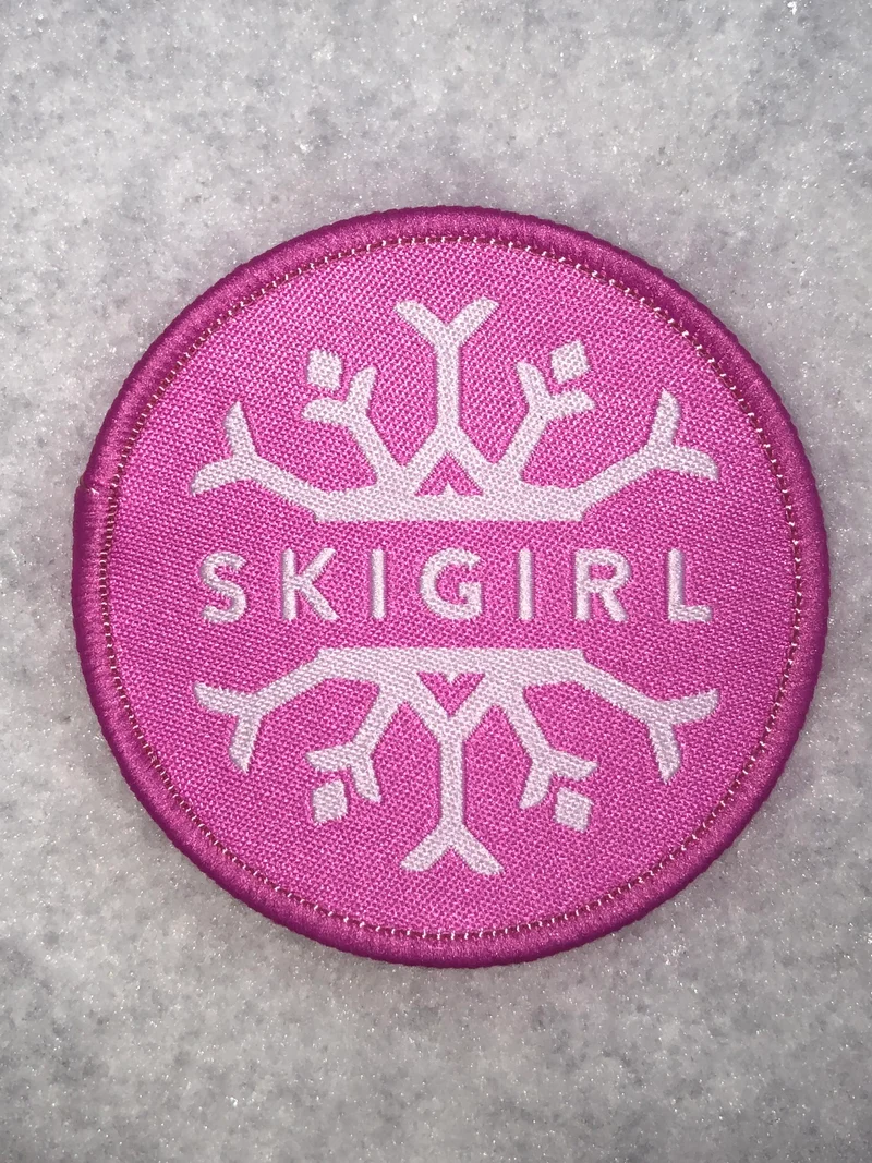 Skigirl 2.5 inch patch