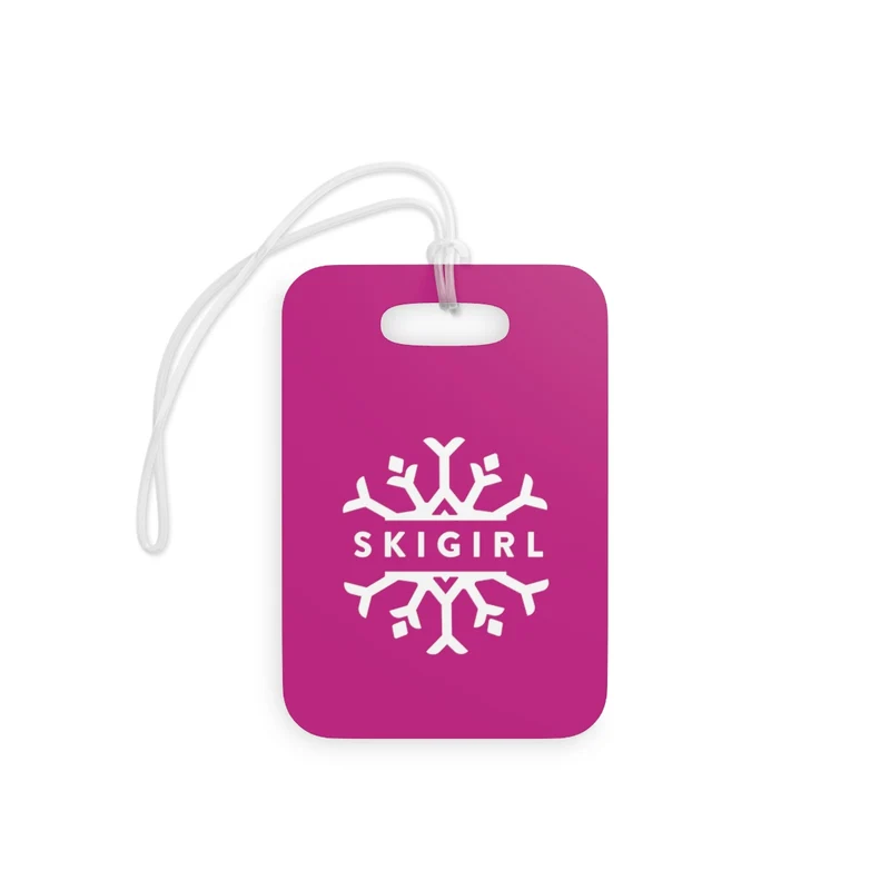Skigirl Luggage Tags