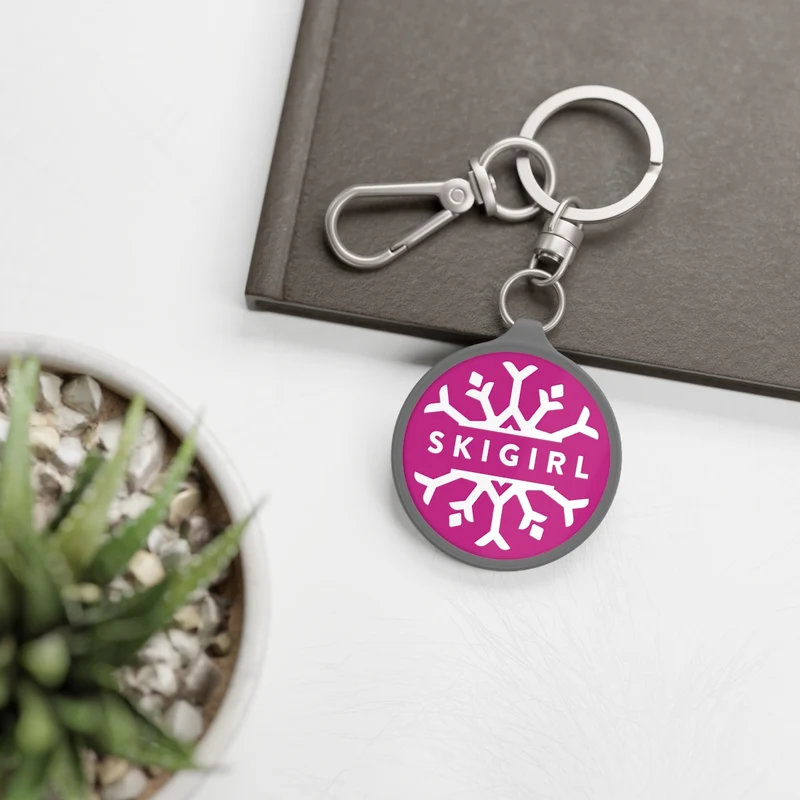 Skigirl Keyring & Tag