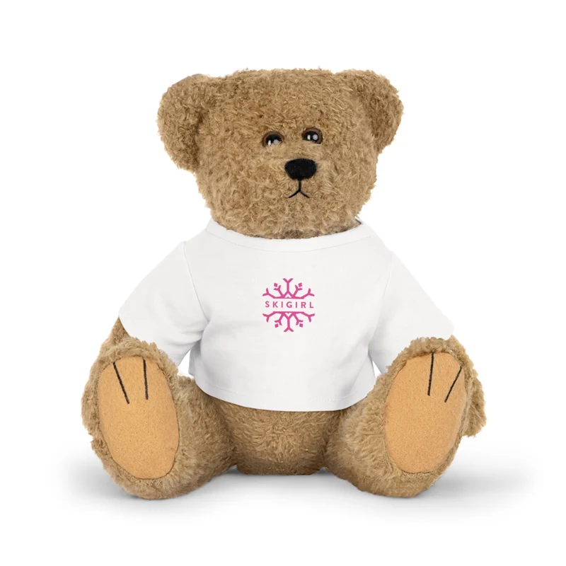 Plush Toy with Skigirl Logo T-Shirt