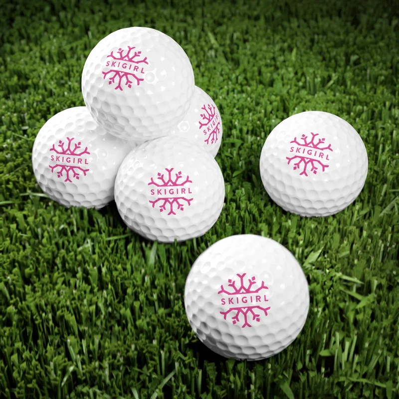 Skigirl - Golfgirl Golf Balls, 6pcs