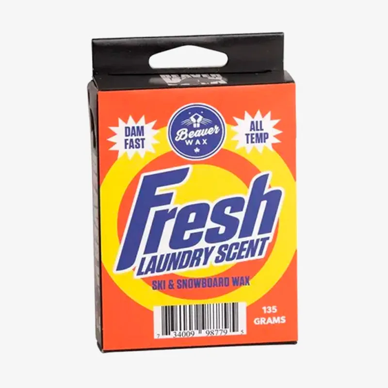 BeaverWax Fresh Laundry Snowboard Wachs