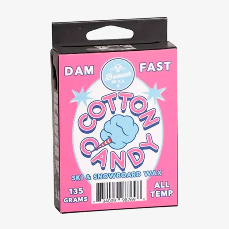 BeaverWax Cotton Candy Snowboard Wachs