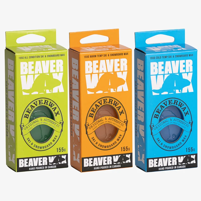 BeaverWax Cold Temp Snowboard Wachs BLAU