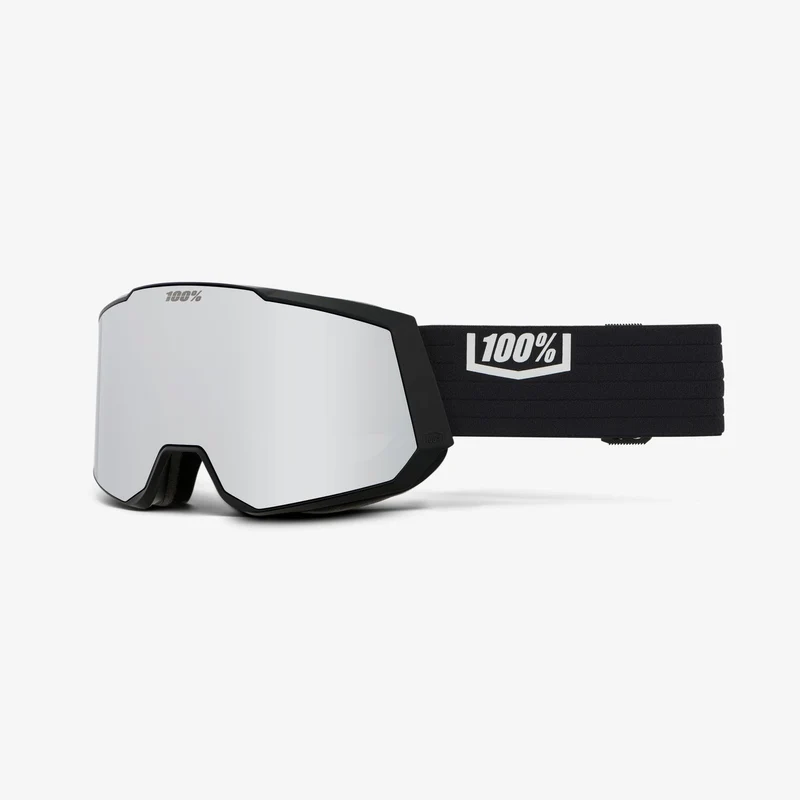 100% SNOWCRAFT XL Black / HiPER Silver Mirror