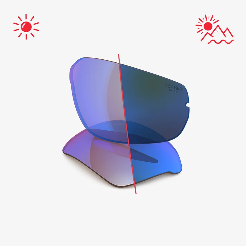 evil eye Evo Wechselgläser / LST Bluelight Vario Blue Mirror 2-4