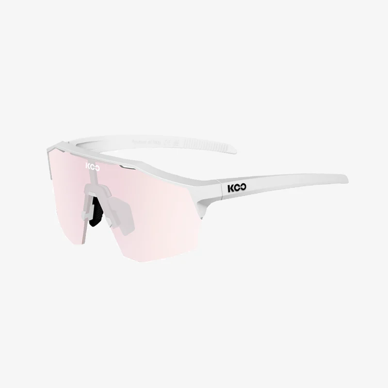 KOO Alibi / White Matt - Photochromic Fuchsia Mirror