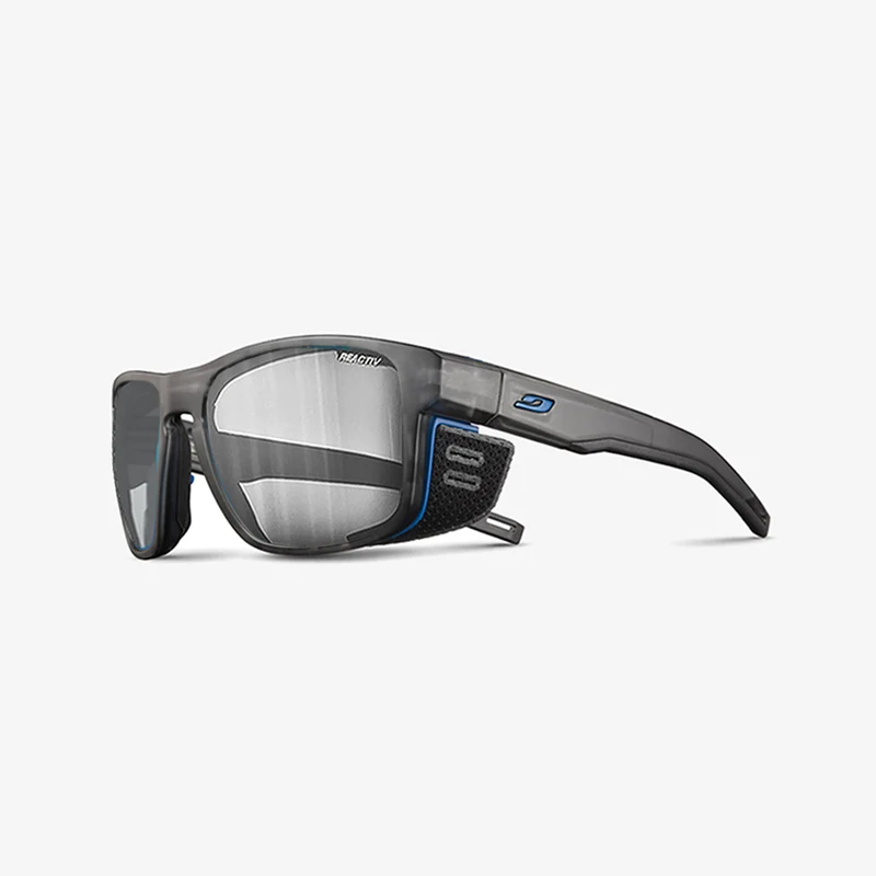 Julbo Shield M mit Sehstärke / Schwarz Durchscheinend Blau