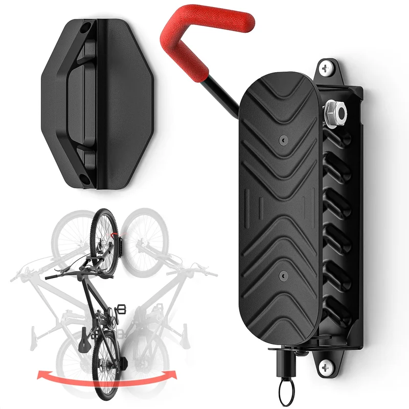 Swivel Bike Rack Wall Mount for Indoor Bike Storage