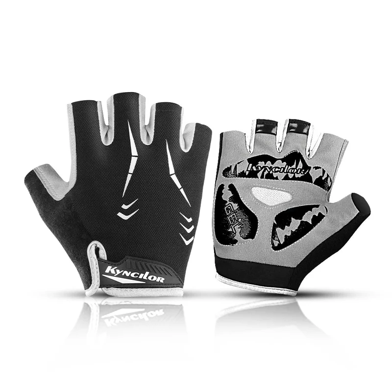 Breathable Half-Finger Cycling Gloves with Palm Padding