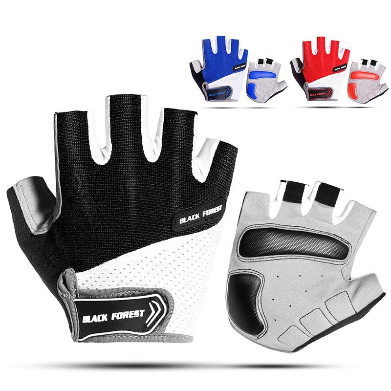 Padded Half Finger Bike Gloves for Cycling and Gym