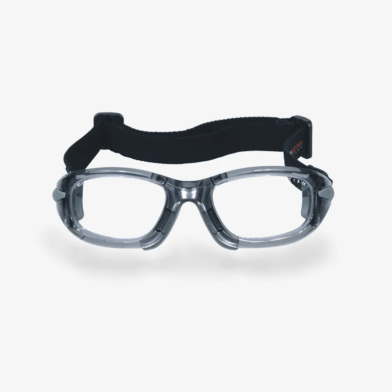 Progear Eyeguard mit Sehstärke / Grau Transparent / Band Version