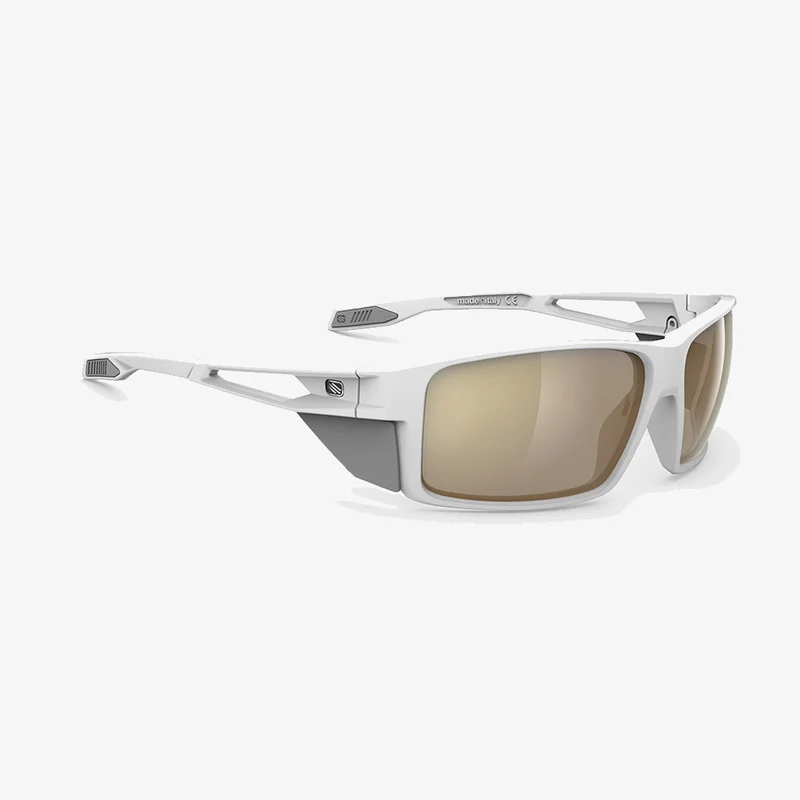 Rudy Project Nyad / White Matte ImpactX Photochromic 2 Laser Crimson