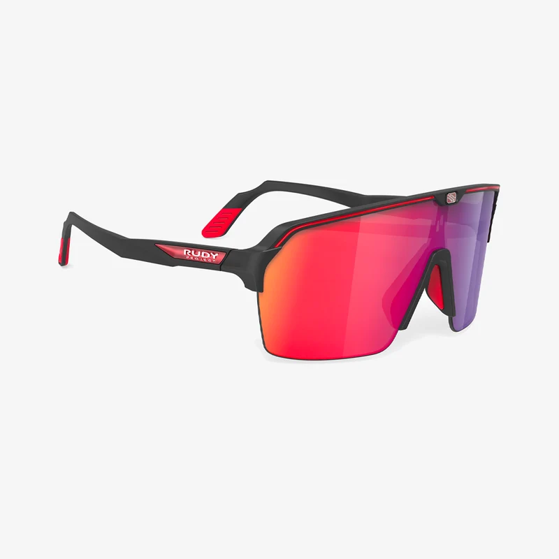 Rudy Project Spinshield Air / Black Matte Multilaser Red