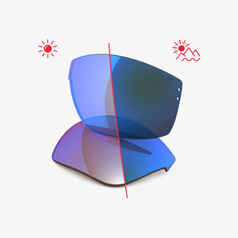 evil eye Trace NG Wechselgläser / LST Bluelight Vario Blue Mirror