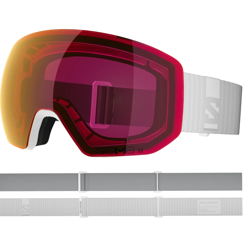 SALOMON GOGGLES RADIUM PRO S SIGMA WHITE/PR Skibrille