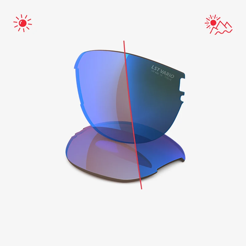 evil eye Pathline.f Pro Wechselgläser / LST Bluelight Vario Blue Mirror