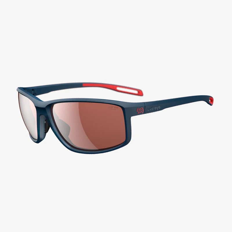 evil eye Stoked / Dark Blue Matt LST Polarized Silver Mirror